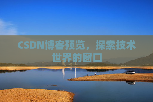 CSDN博客预览，探索技术世界的窗口